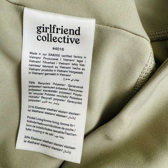 Girlfriend Collective compressive legging sz small olive green full leg pockets - Picture 8 of 12